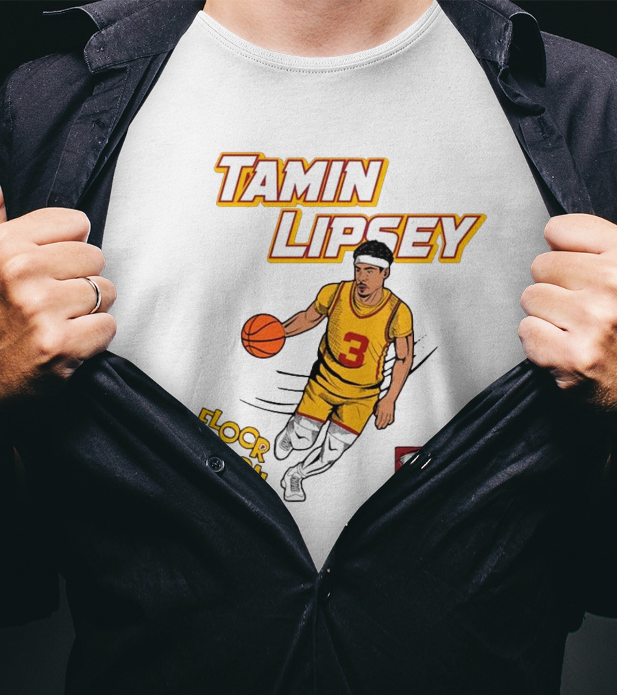 Tamin Lipsey Floor General Comic Book Superhero Iowa State Cyclones T-Shirt