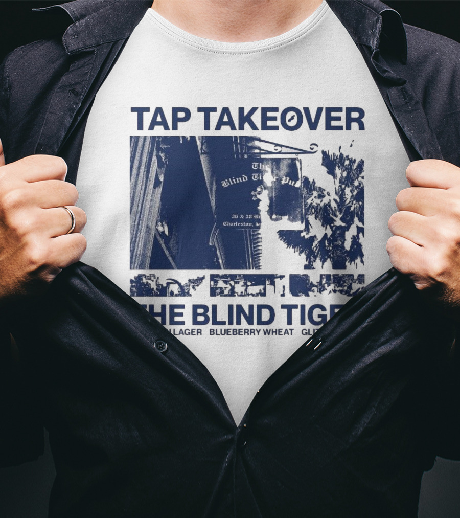 Tap Takeover The Blind Tiger Mex Can Lager Blueberry Wheat Glitter Pony T-Shirt