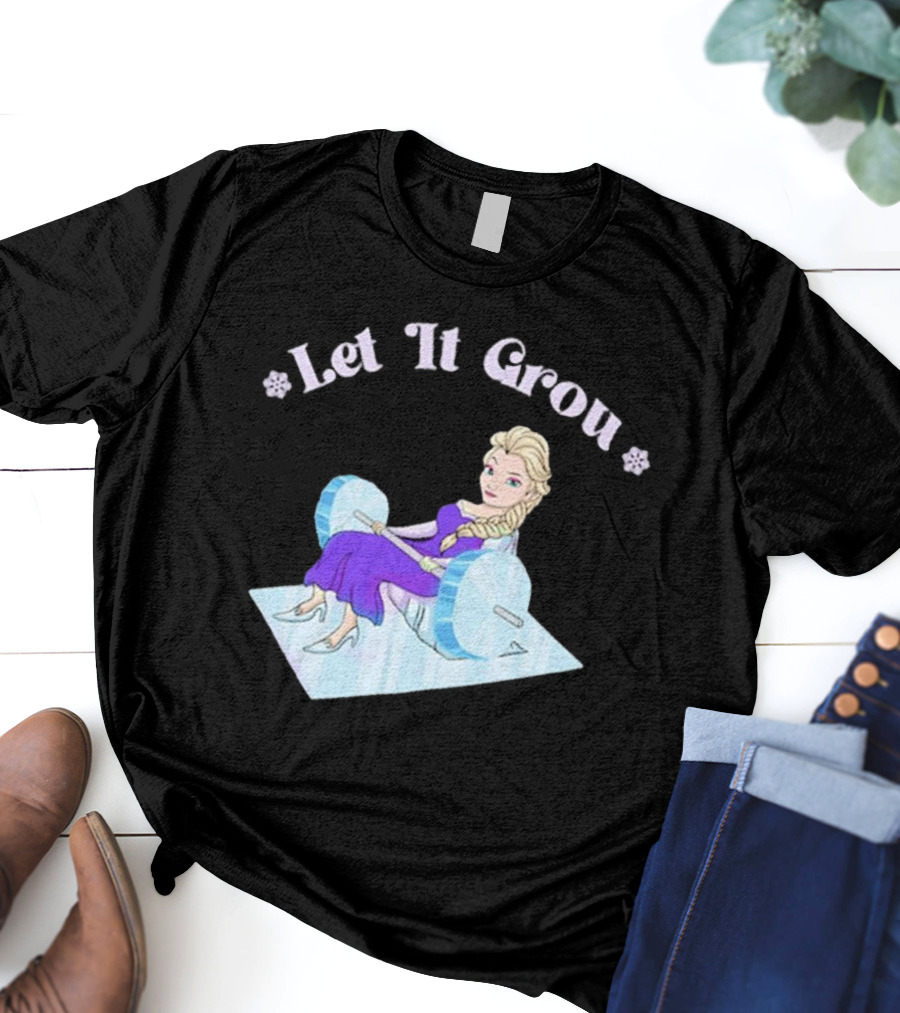 Elsa Let It Grow Frozen Exercise T-Shirt