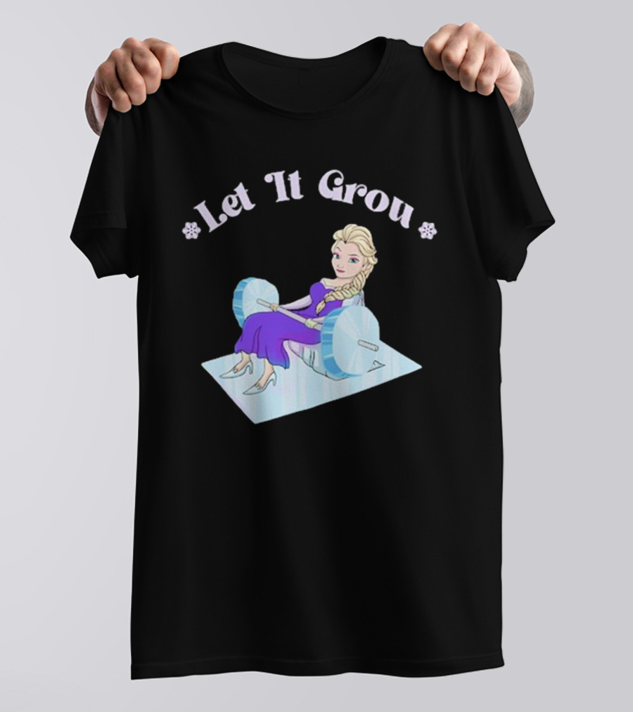 Elsa Let It Grow Frozen Exercise T-Shirt