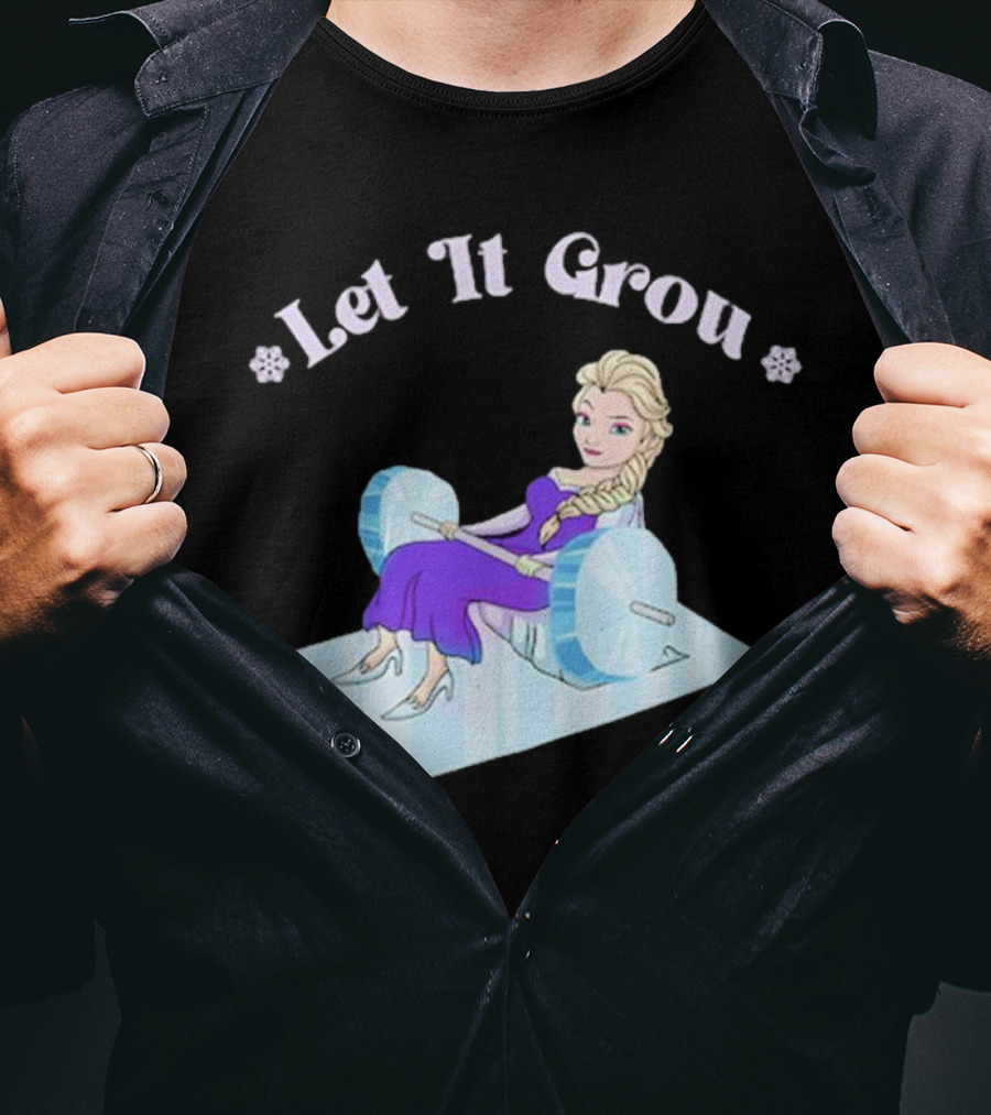 Elsa Let It Grow Frozen Exercise T-Shirt