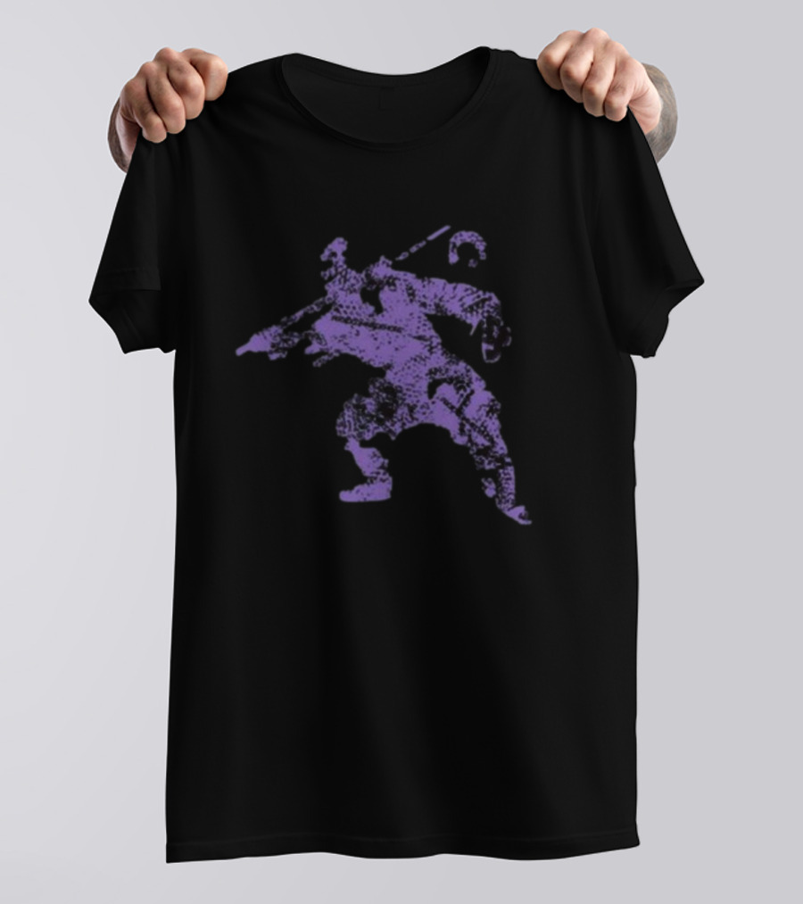 Froidcommedehors Big Fcd Violet Vintage Samurai T-Shirt