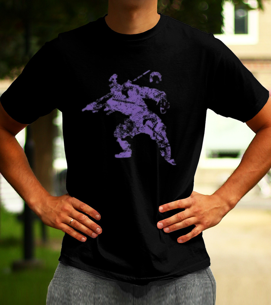 Froidcommedehors Big Fcd Violet Vintage Samurai T-Shirt