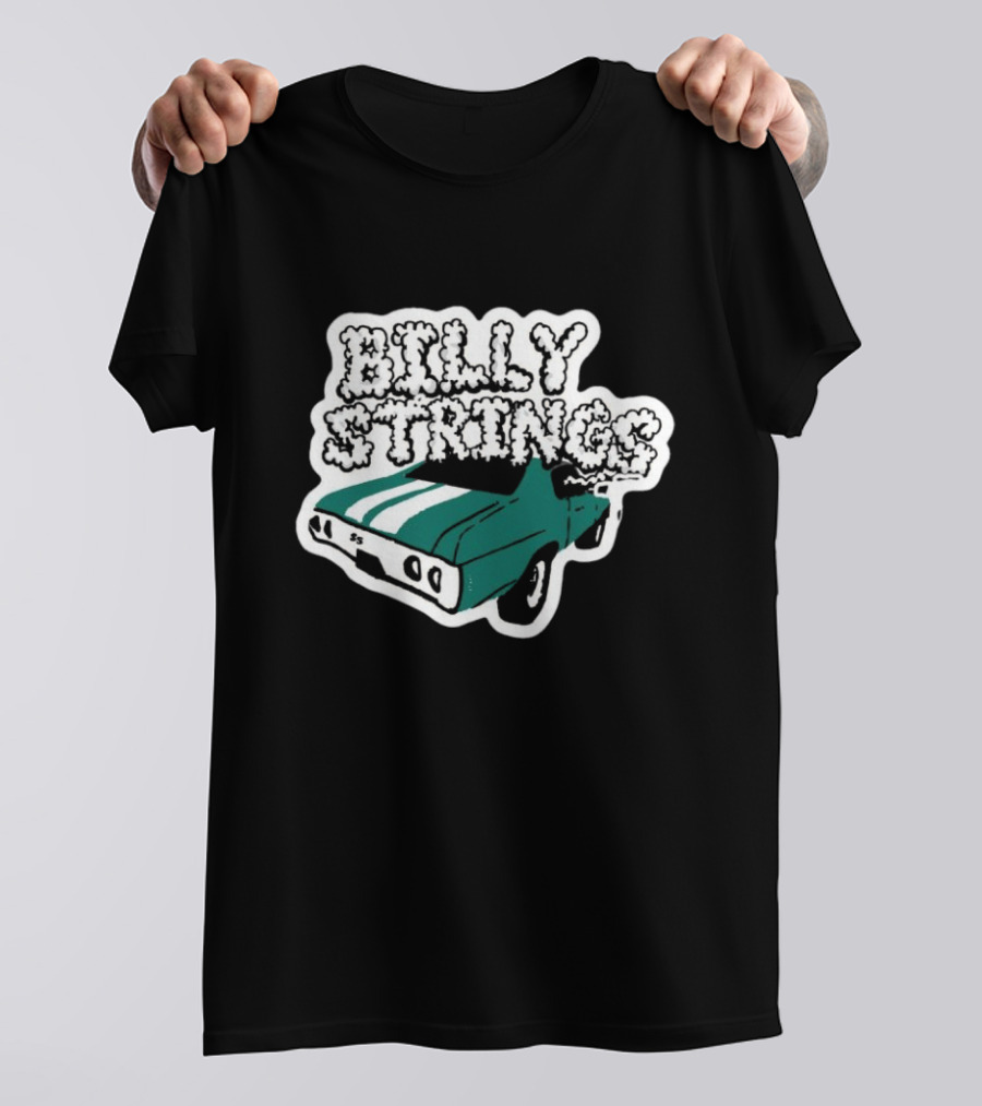 Billy Strings Imogene Willie Highway Prayers Green Car T-Shirt