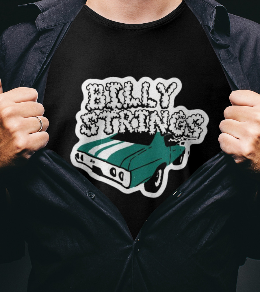 Billy Strings Imogene Willie Highway Prayers Green Car T-Shirt