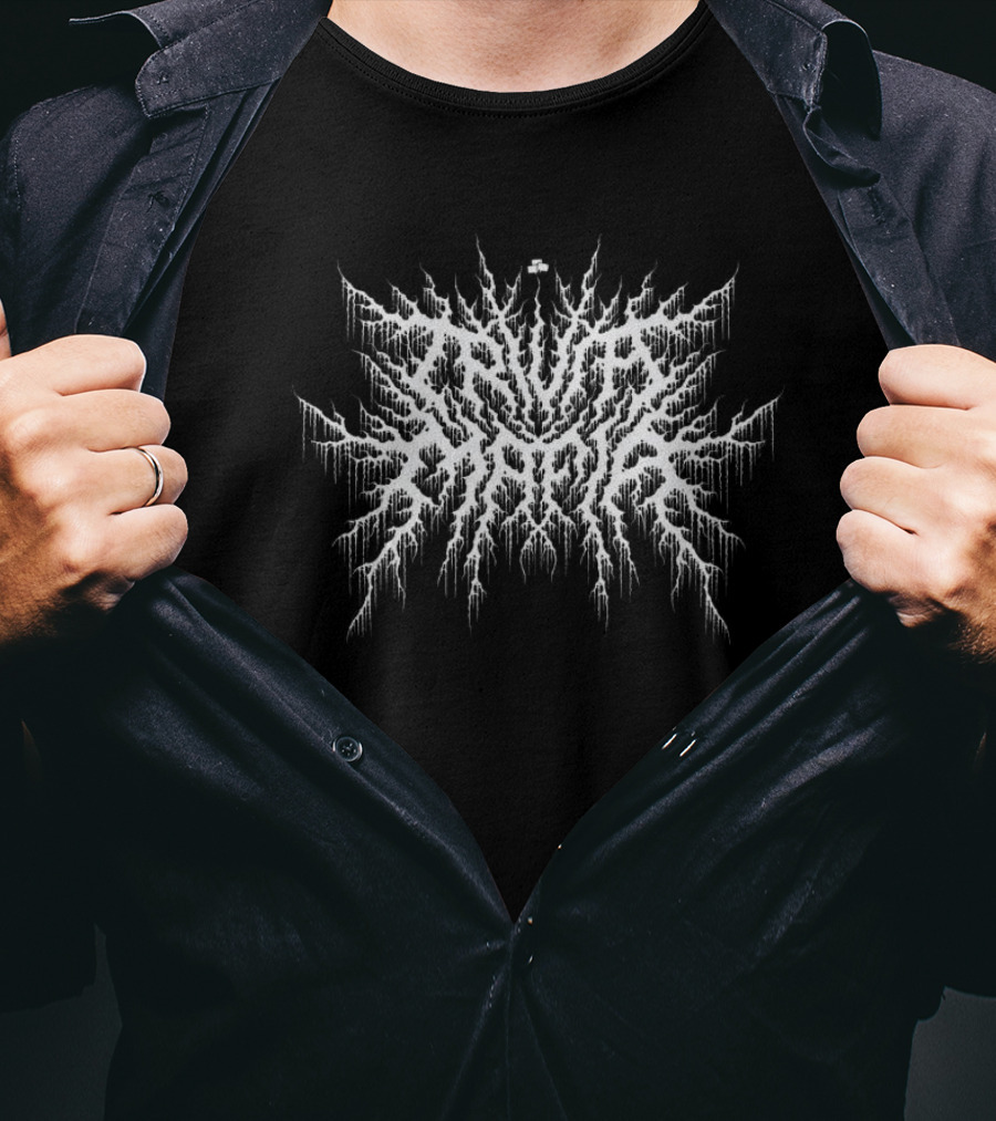 Trivia Mafia Death To False Trivia Black Metal T-Shirt