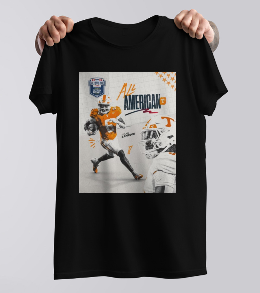 Tennessee Vols Dylan Sampson All-American Cotton Bowl T-Shirt