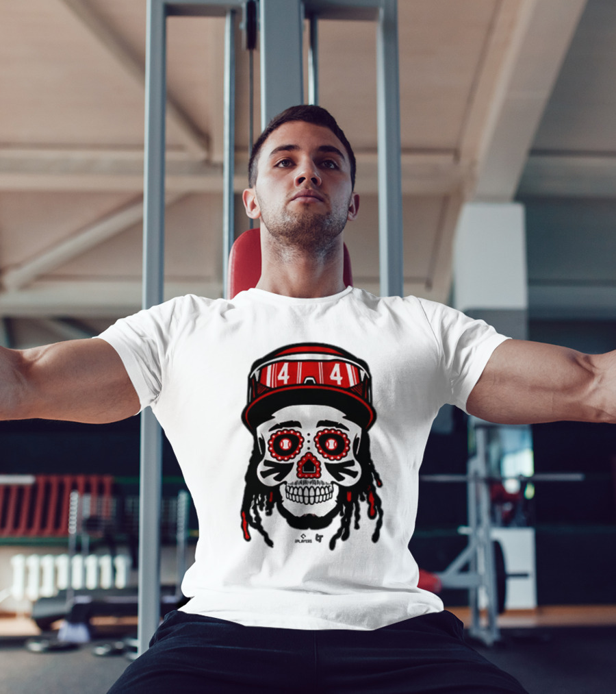 Elly De La Cruz 44 Sugar Skull Cincinnati Reds T-Shirt