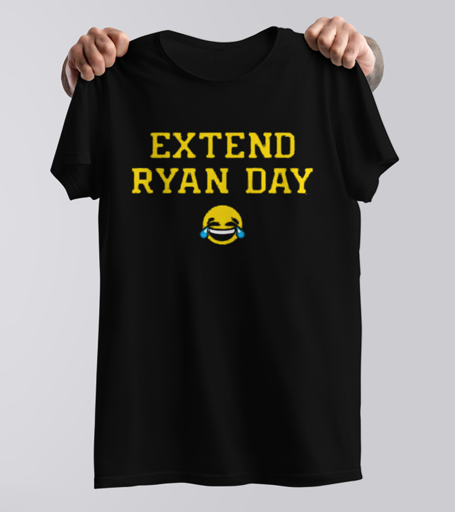 Extend Ryan Day Laughing Crying Emoji Coach Football T-Shirt
