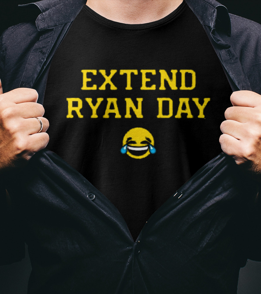 Extend Ryan Day Laughing Crying Emoji Coach Football T-Shirt