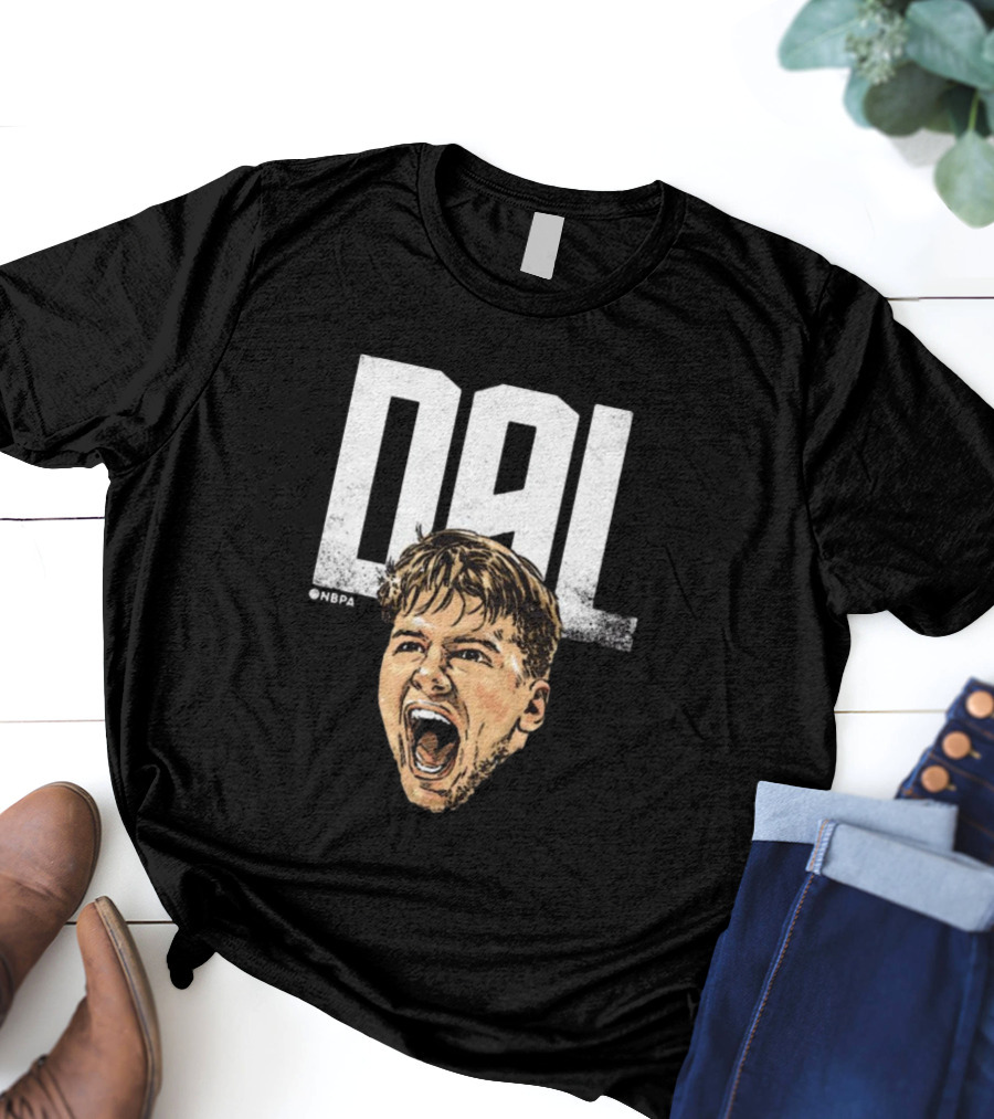 Luka Doncic DAL Dallas Mavericks NBPA Abbreviation Signature T-Shirt