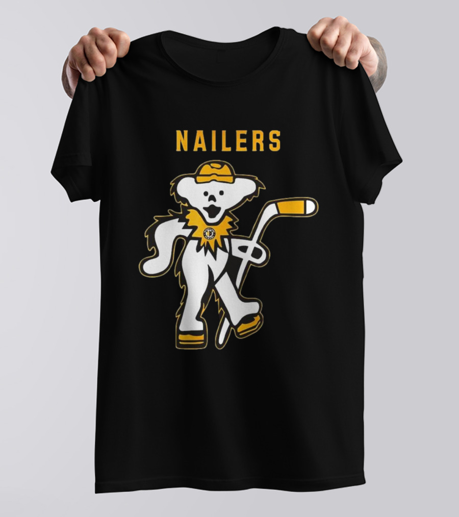 Wheeling Nailers Grateful Dead Night 2025 Happy Time Hockey Event T-Shirt