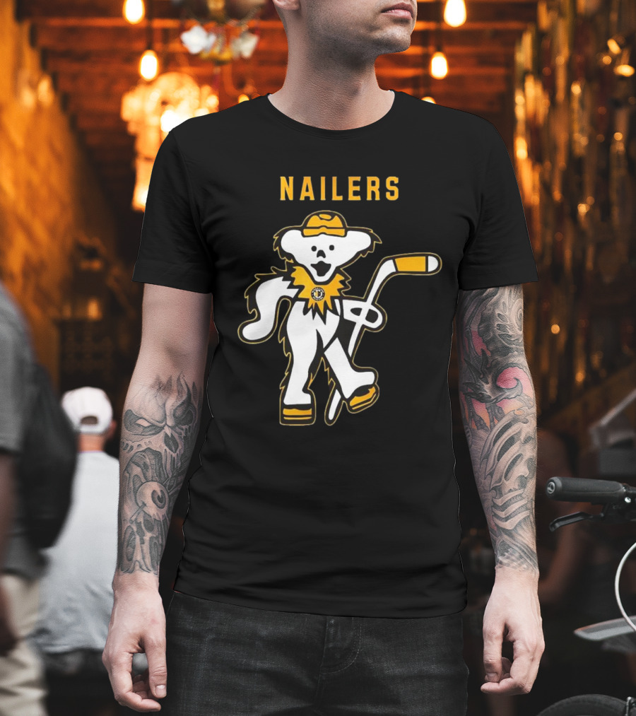 Wheeling Nailers Grateful Dead Night 2025 Happy Time Hockey Event T-Shirt