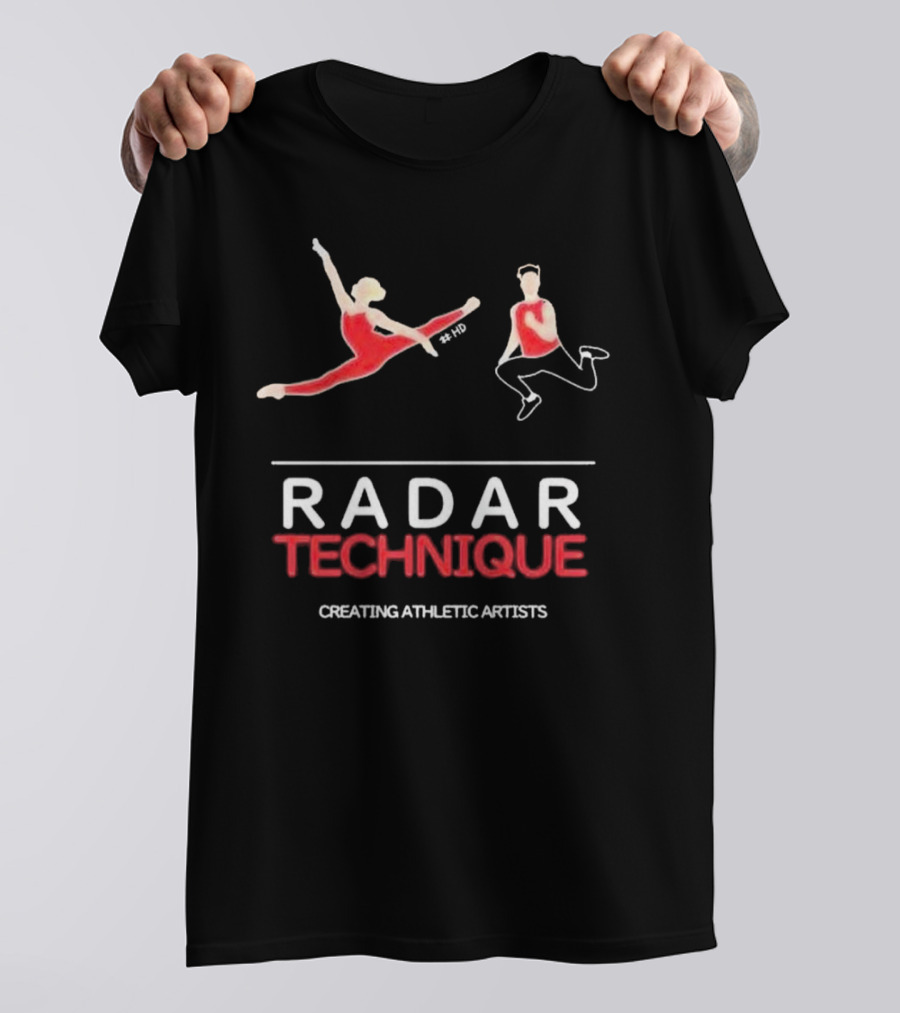 Radar Technique Creating Athletic Artists HD T-Shirt