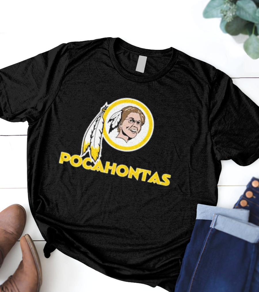 Pocahontas Redskins Parody NFL T-Shirt