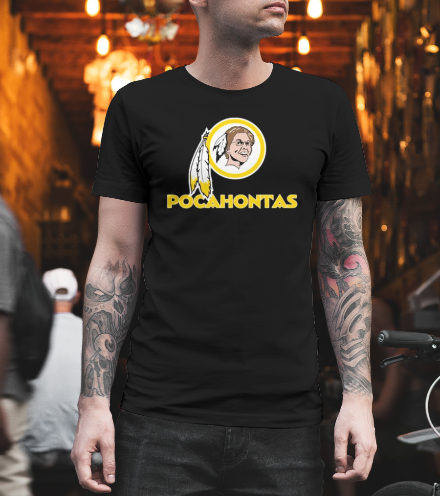 Pocahontas Redskins Parody NFL T-Shirt
