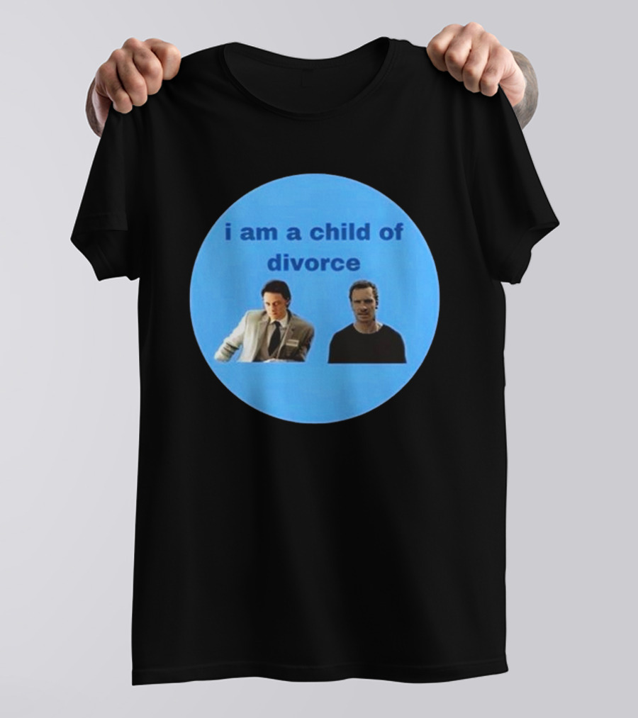 I Am A Child Of Divorce Mads James McAvoy X Michael Fassbender T-Shirt