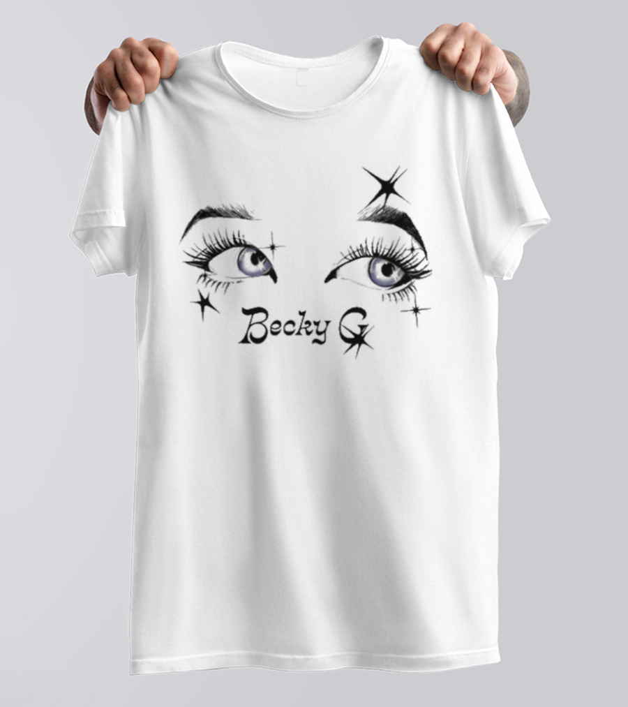 Becky G Sparkling Eyes Blue Starry Gaze T-Shirt