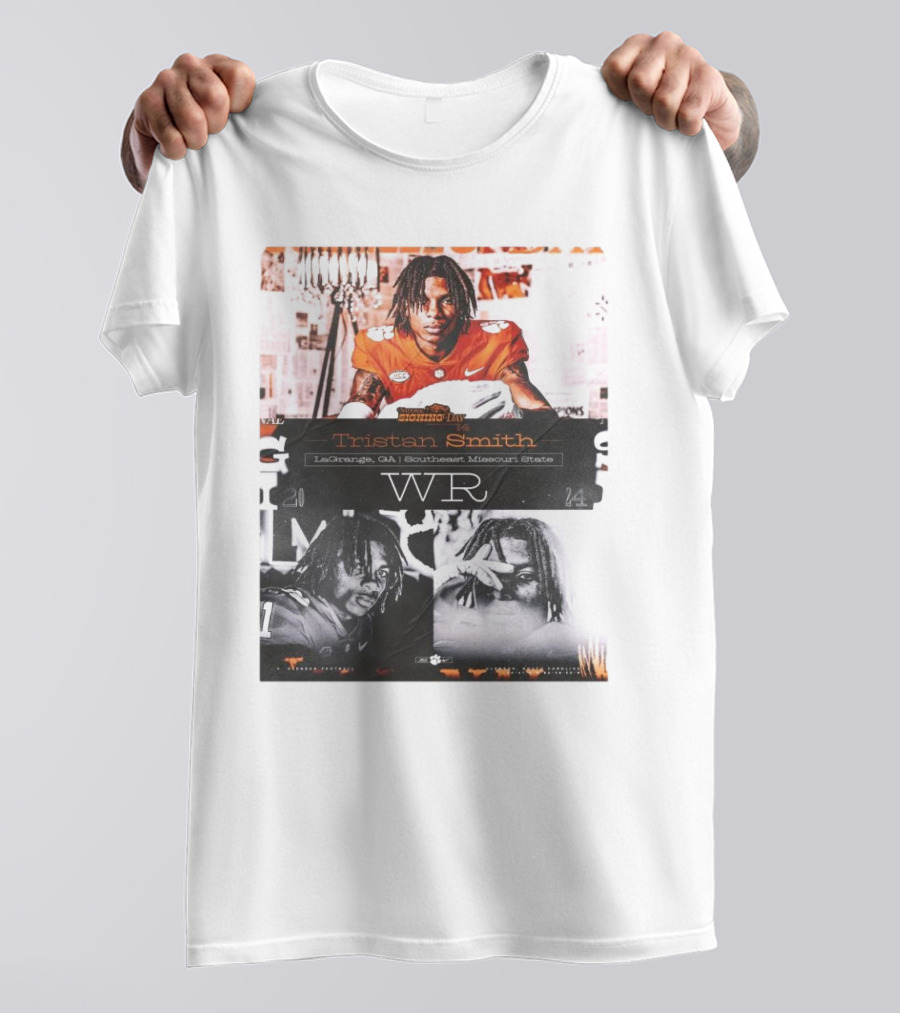 Clemson Tigers Tristan Smith Southeast Missouri State WR National Signing Day T-Shirt