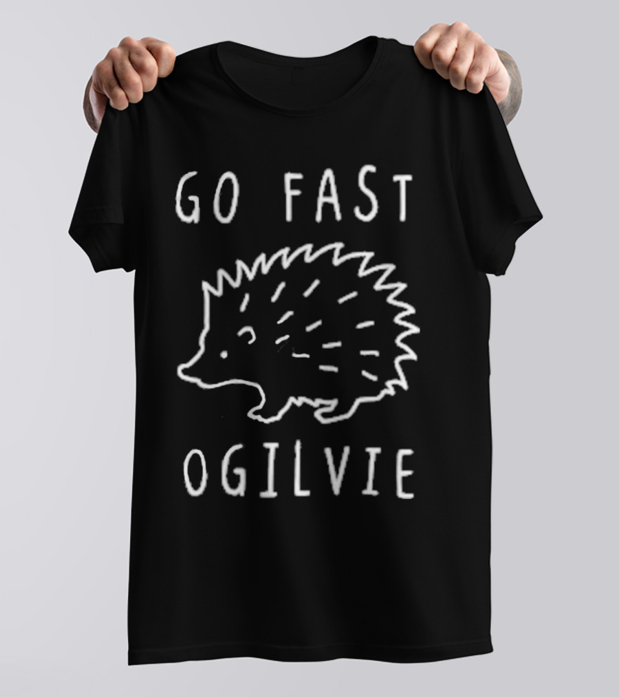 Funhaus Merch Go Fast Hedgehog Ogilvie T-Shirt