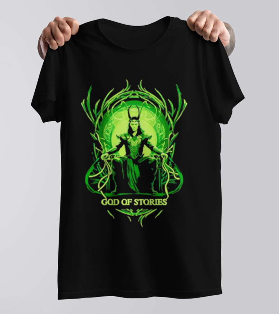 God Of Stories Loki Norse Mythology Character T-Shirt