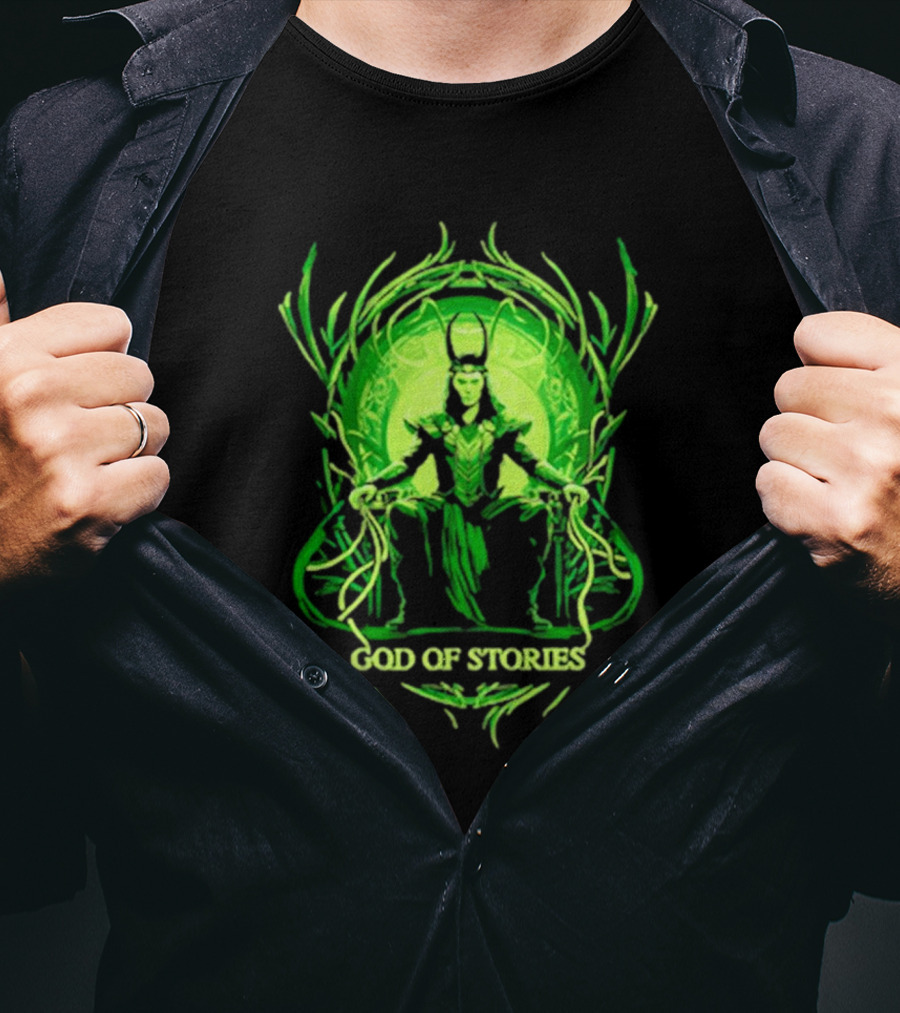 God Of Stories Loki Norse Mythology Character T-Shirt