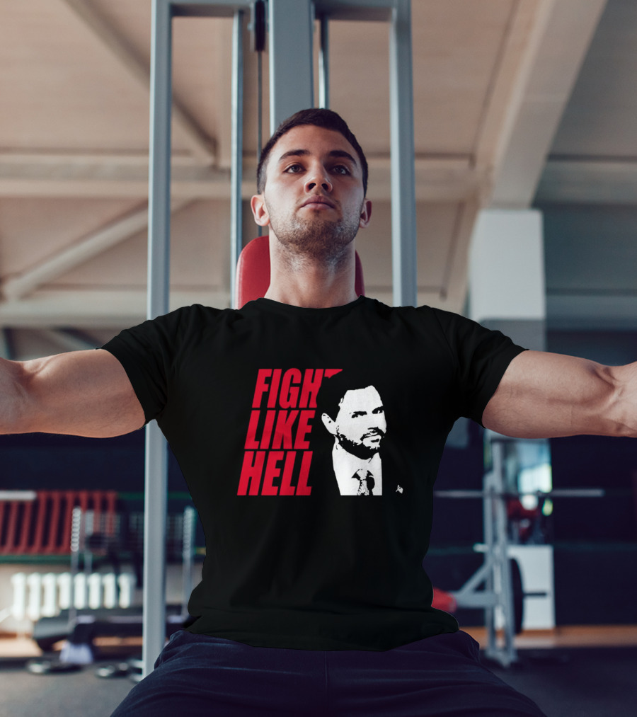 Fight Like Hell JD Vance Political Campaign T-Shirt