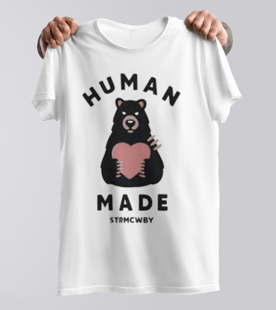 Human Made Strmcwby Bear Heart T-Shirt