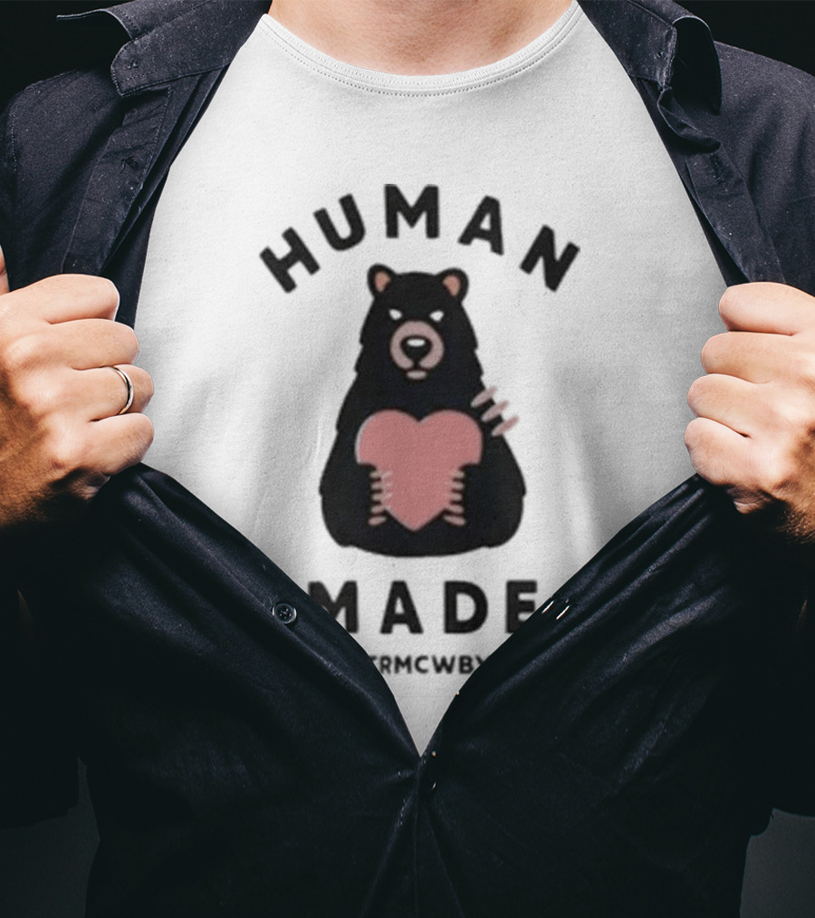 Human Made Strmcwby Bear Heart T-Shirt