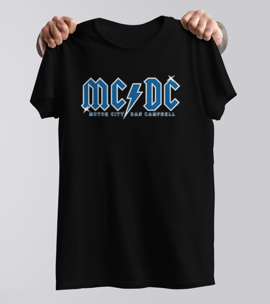 MCDC Motor City Dan Campbell Detroit Lions Iconic T-Shirt
