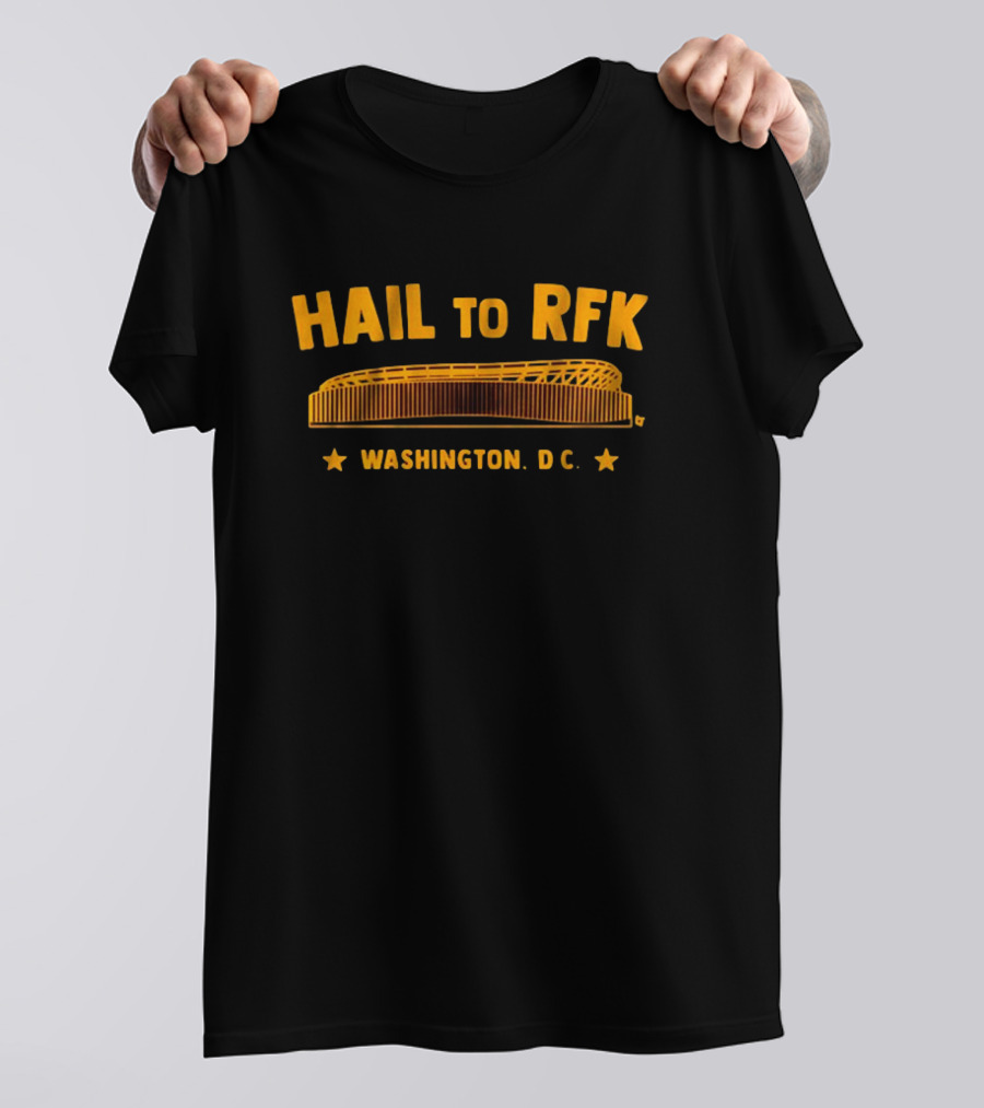 Washington Commanders Football Hail To RFK Washington D.C. Stadium T-Shirt