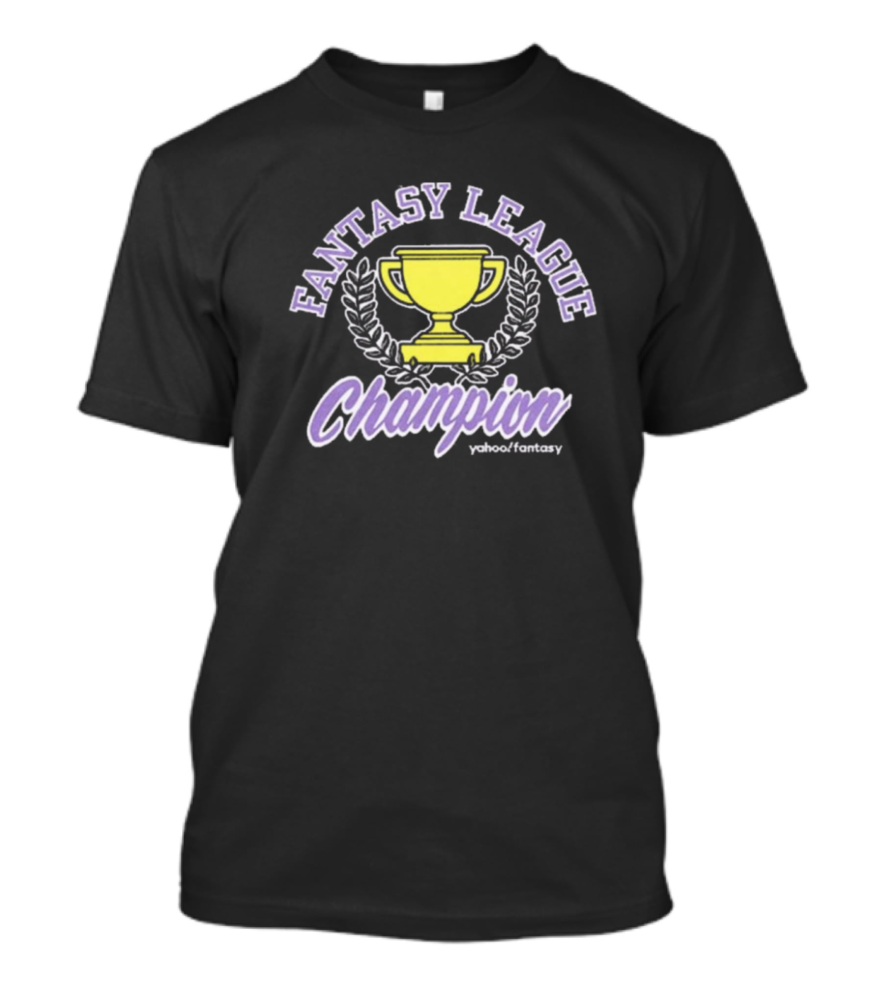 Yahoo Fantasy League Champion Trophy Laurel T-Shirt