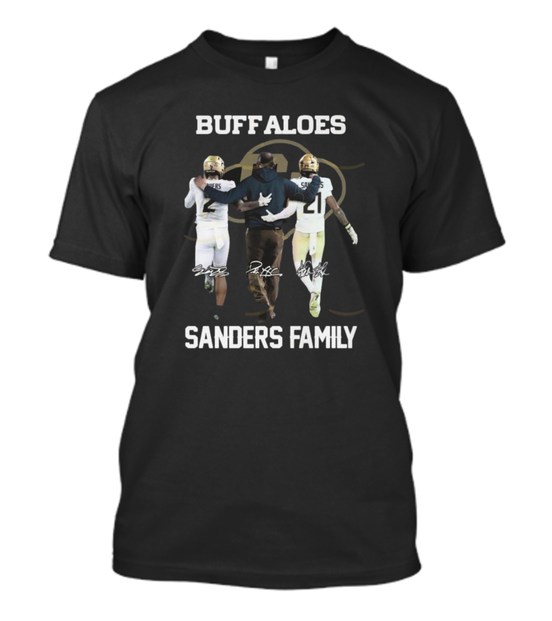 Buffaloes Sanders Family Signatures T-Shirt