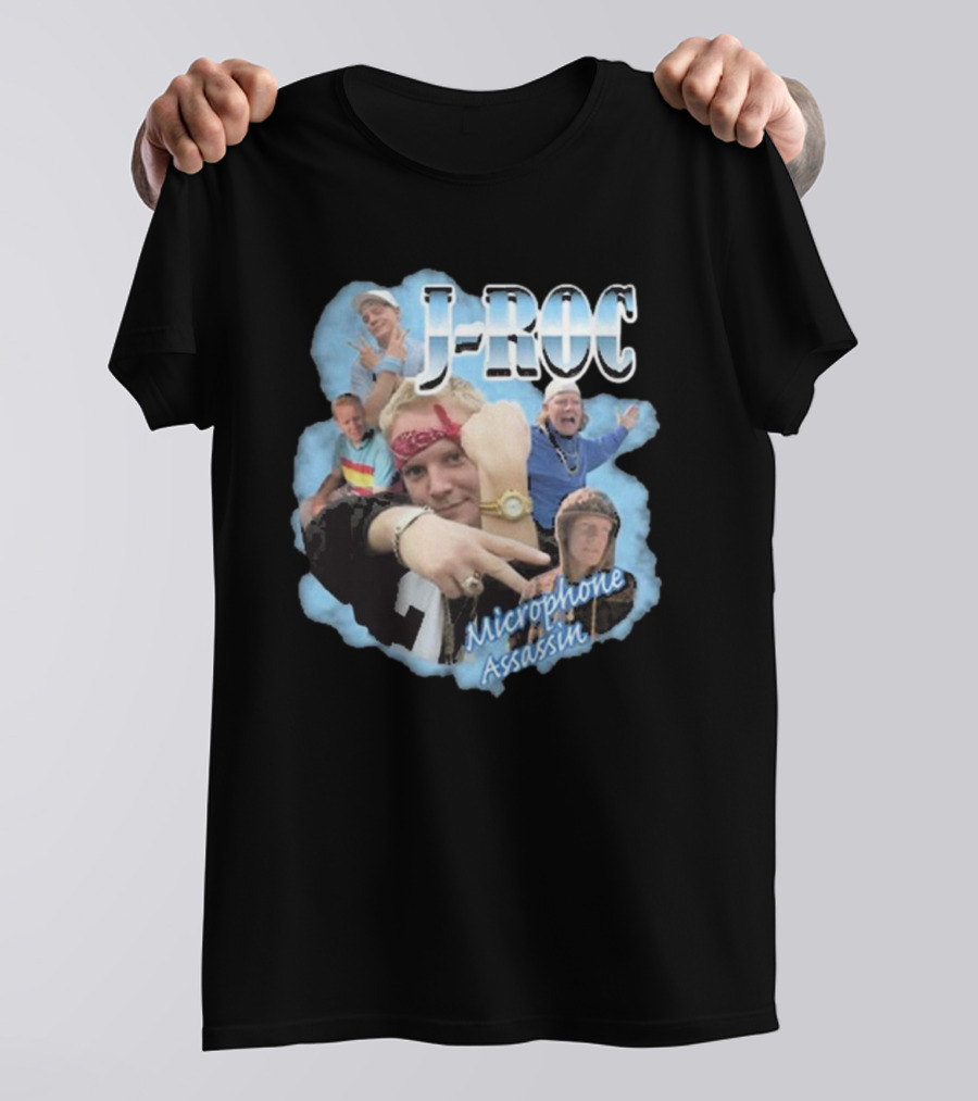 Trailer Park Boys J-Roc Microphone Assassin Multilayered Collage T-Shirt