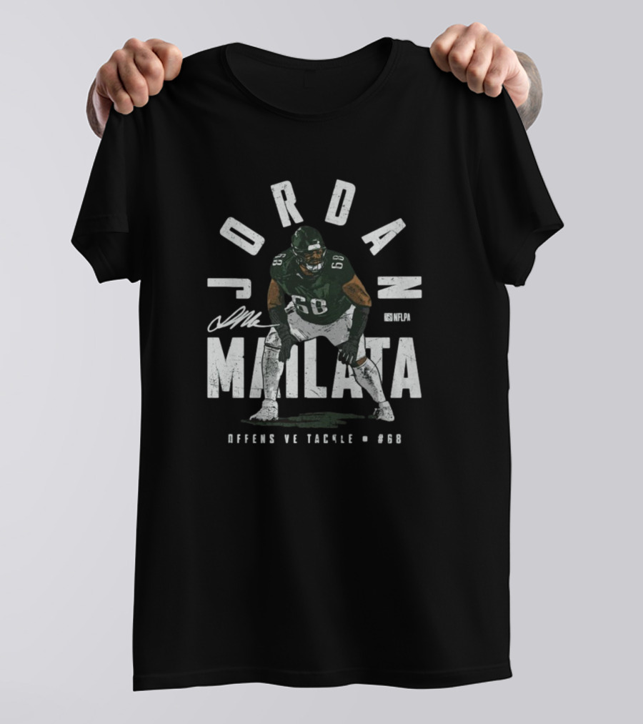 Jordan Mailata #68 Philadelphia Eagles NFLPA Offensive Tackle Signature T-Shirt