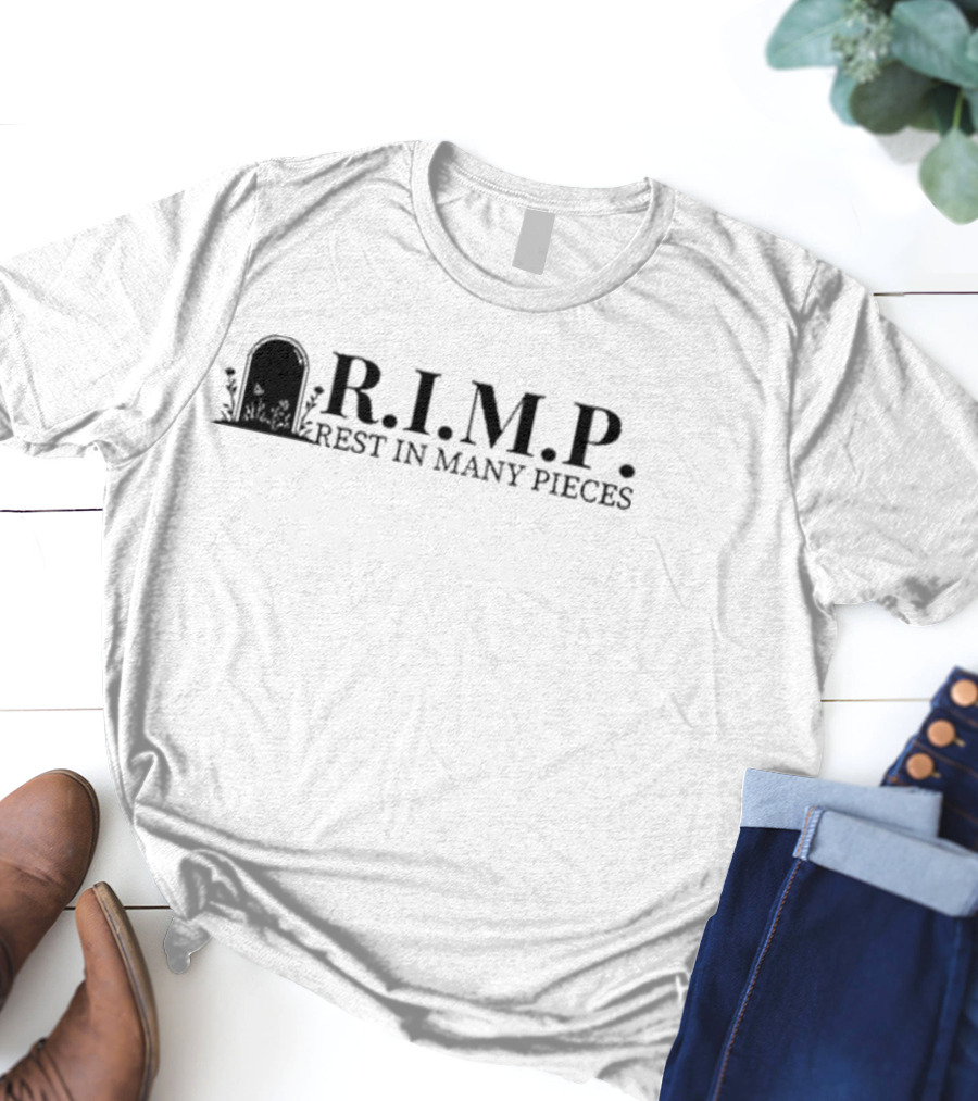 R.I.M.P. Rest In Many Pieces Gravestone T-Shirt