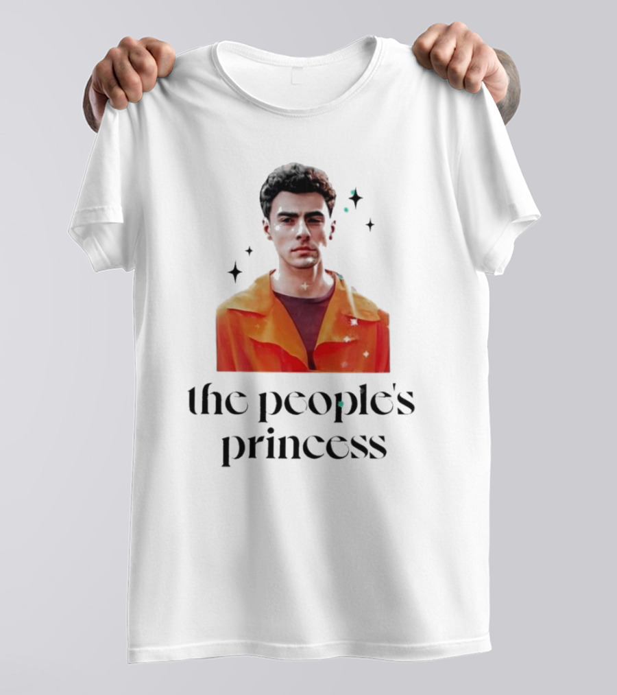 Luigi Mangione The People's Princess Sparkling Portrait T-Shirt