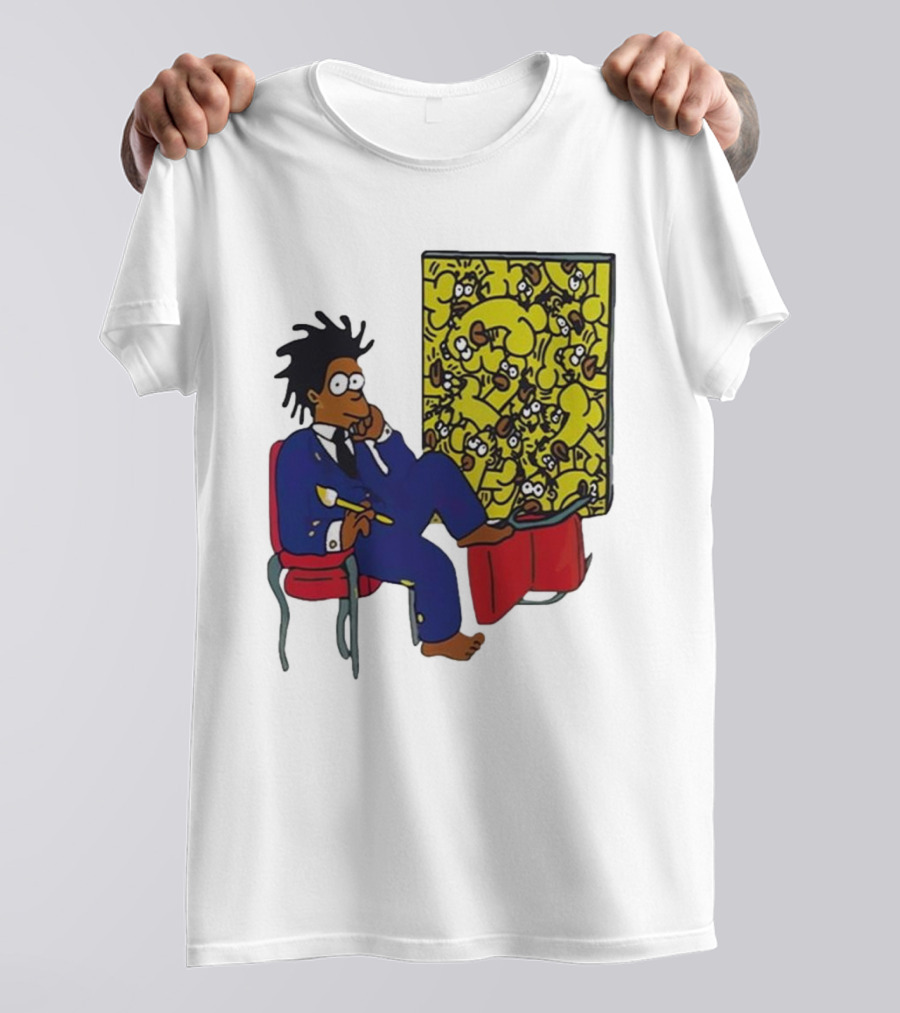 Jay Z Simpson Basquiat-Inspired Simpsons Mashup T-Shirt