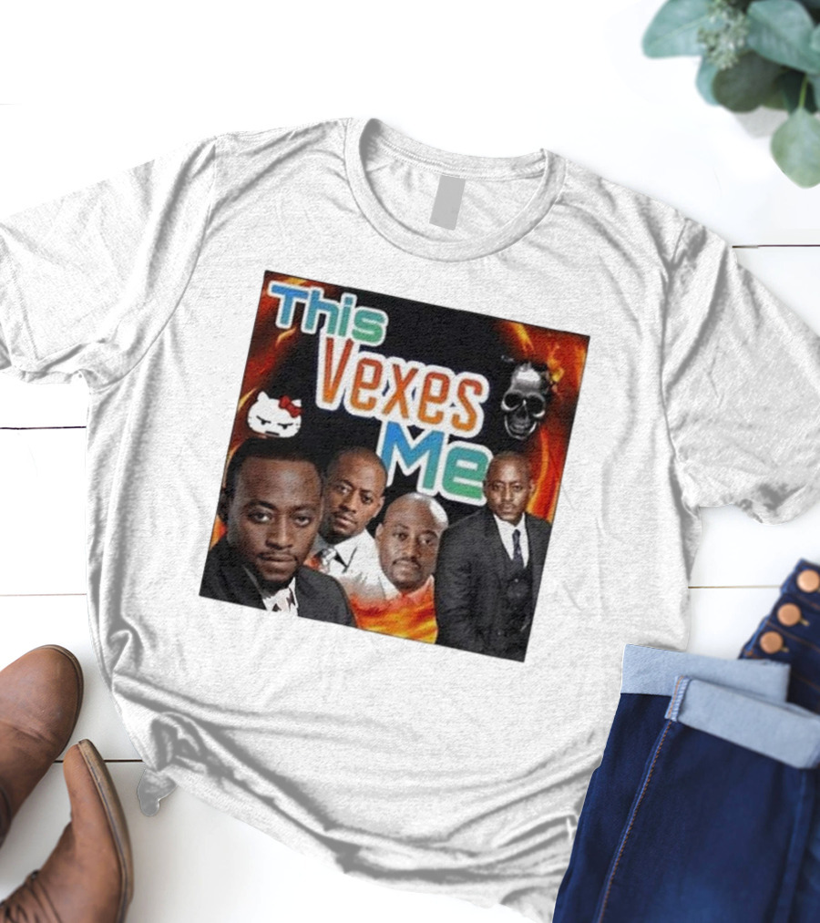 This Vexes Me Hello Kitty Skull Fire T-Shirt