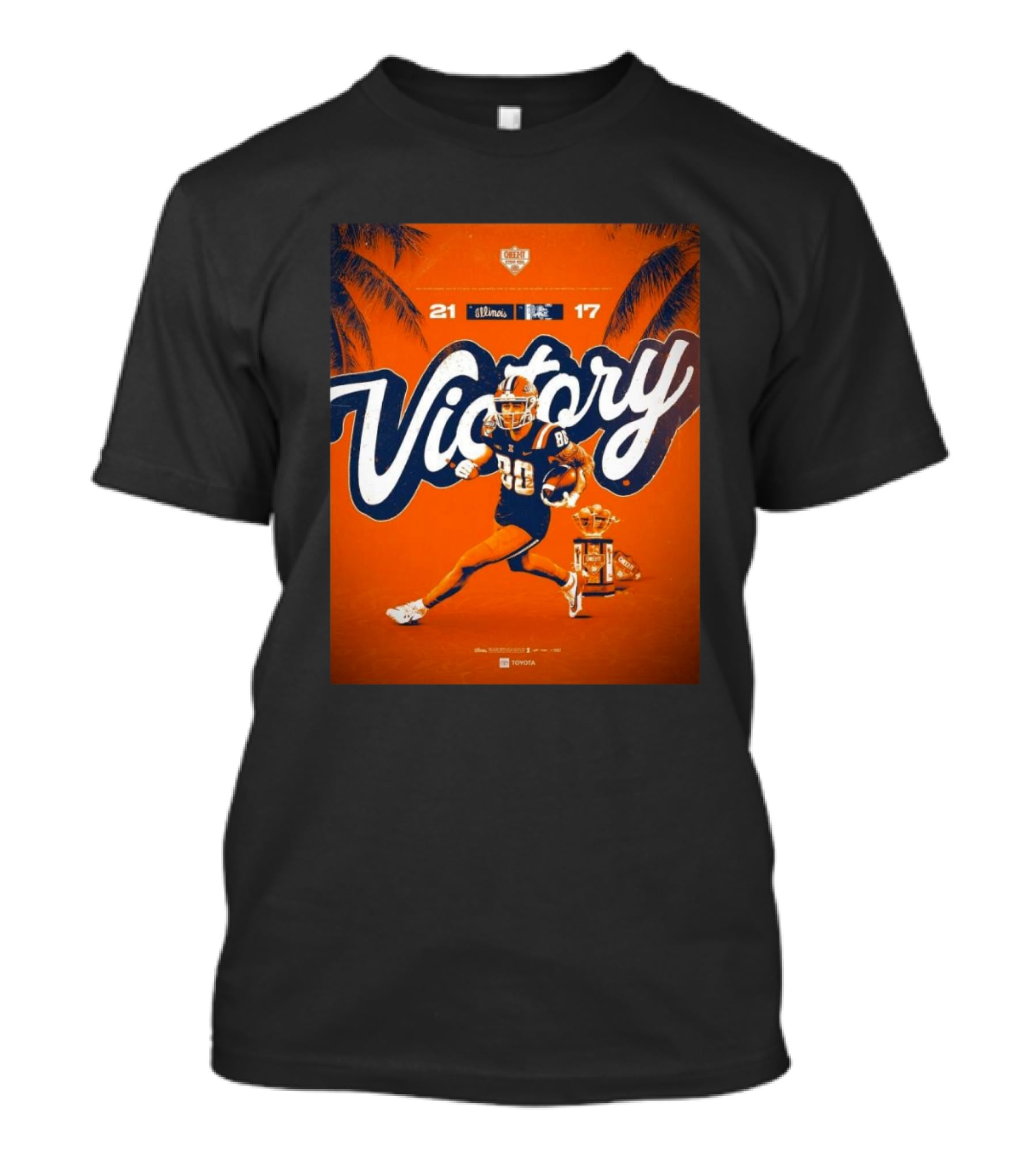 Victory Illinois 21-17 Over South Carolina Citrus Bowl Win T-Shirt