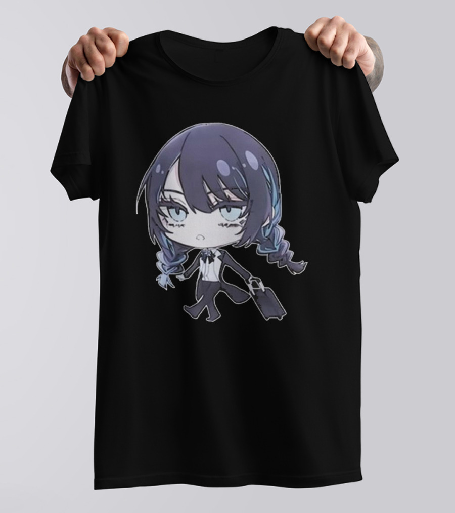 ADO Chibi Character Standing With Suitcase - ADO Chibi Tour T-Shirt