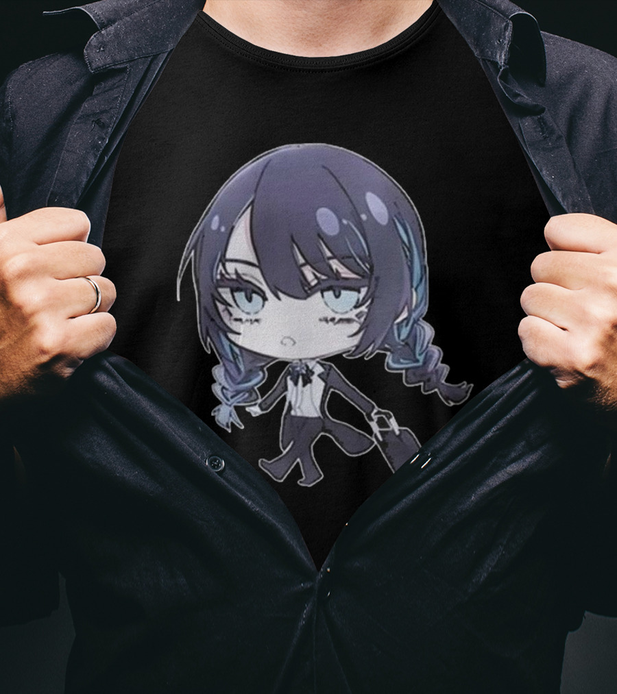 ADO Chibi Character Standing With Suitcase - ADO Chibi Tour T-Shirt