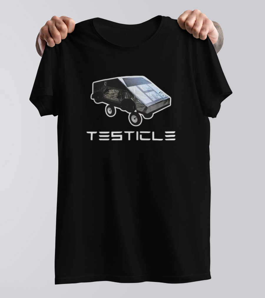 Bruhtees Testicle Tesla Cybertruck T-Shirt