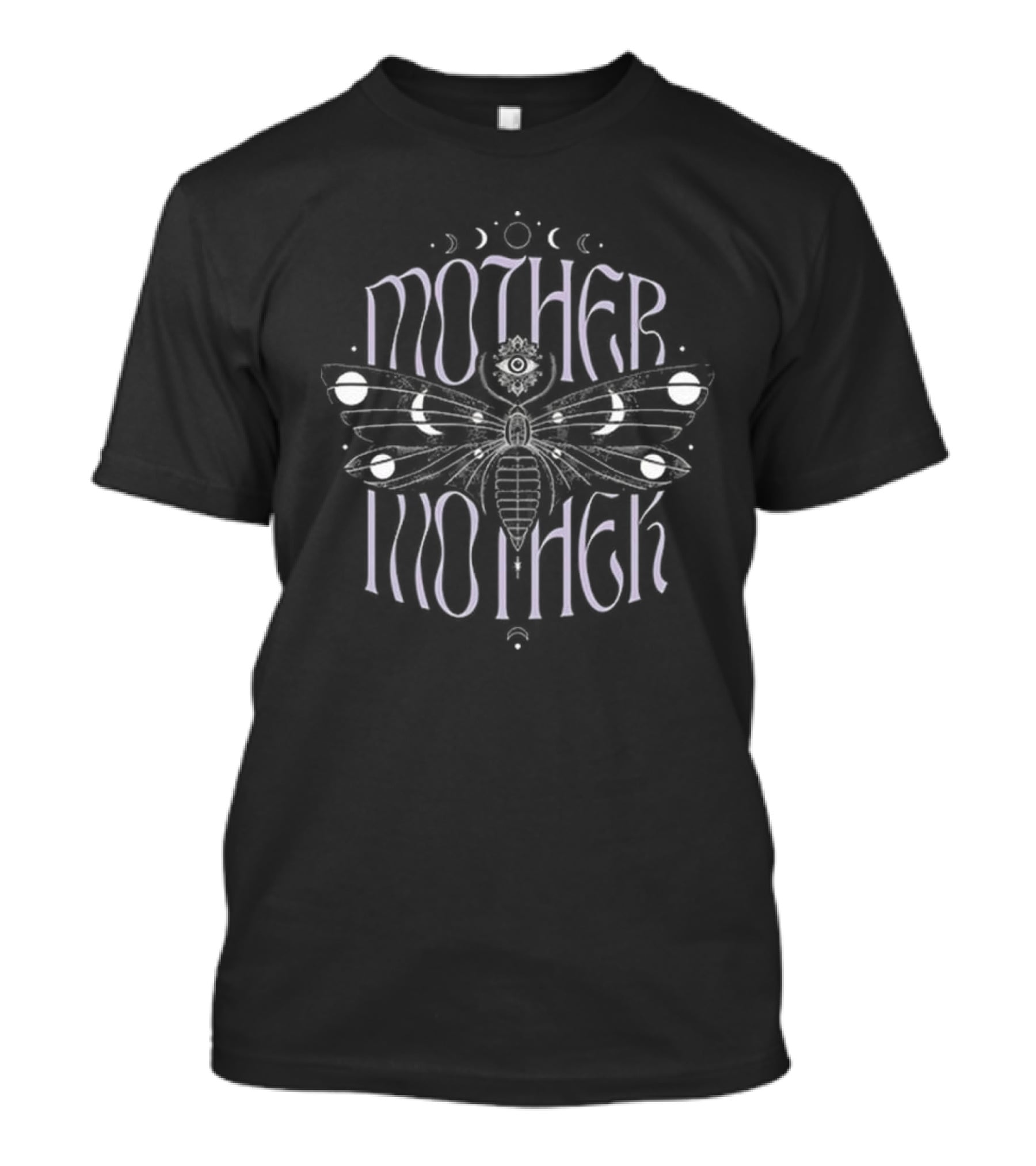 Mother Mother Astral Moth Lunar Phases Mystic T-Shirt