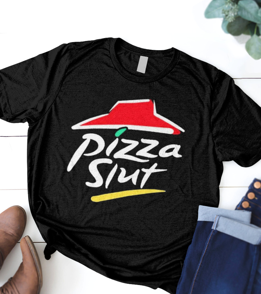 Vintage Pizza Slut Parody Pizza Hut T-Shirt
