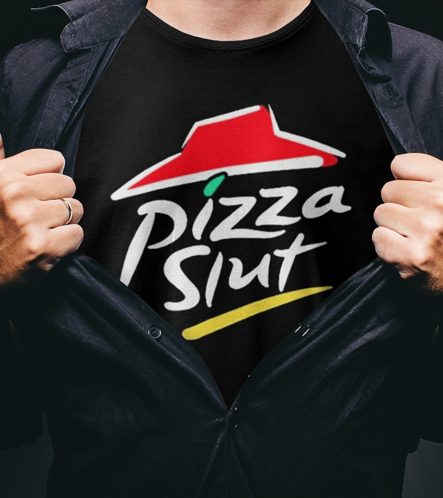 Vintage Pizza Slut Parody Pizza Hut T-Shirt