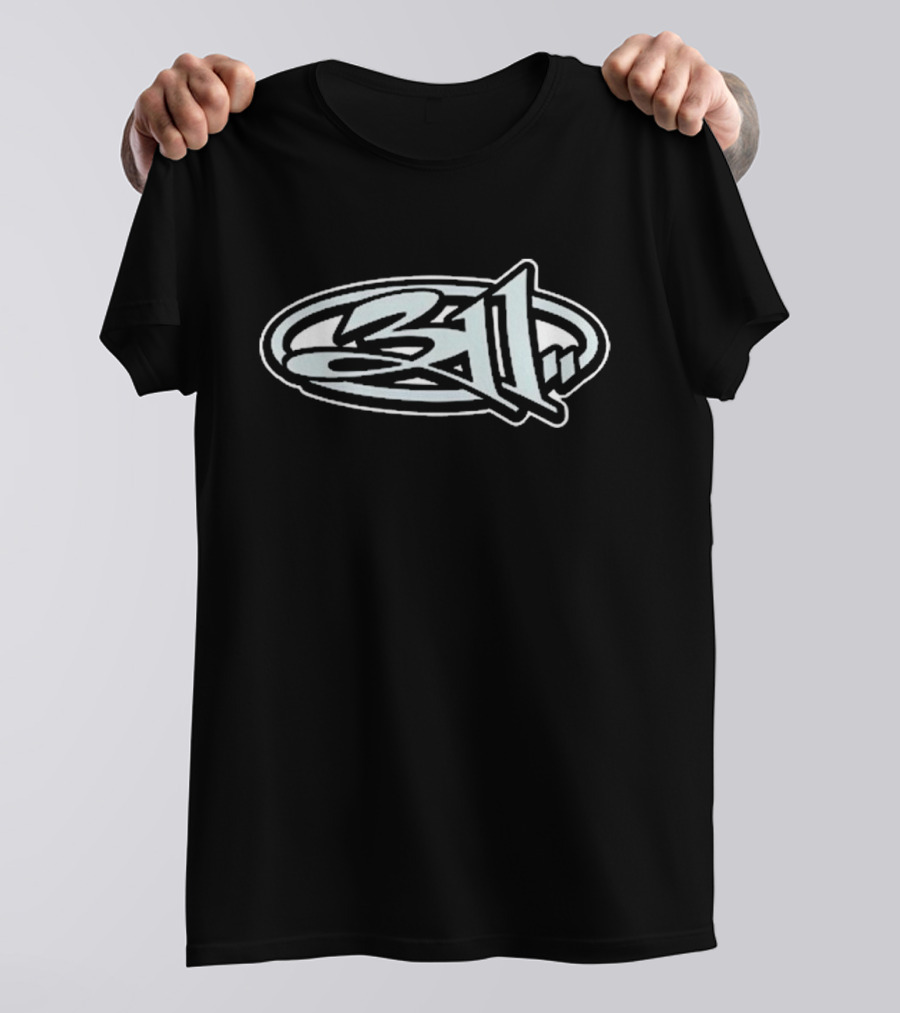 311 Game Day Jan 5 2025 Allegiant Stadium Logo Oval T-Shirt