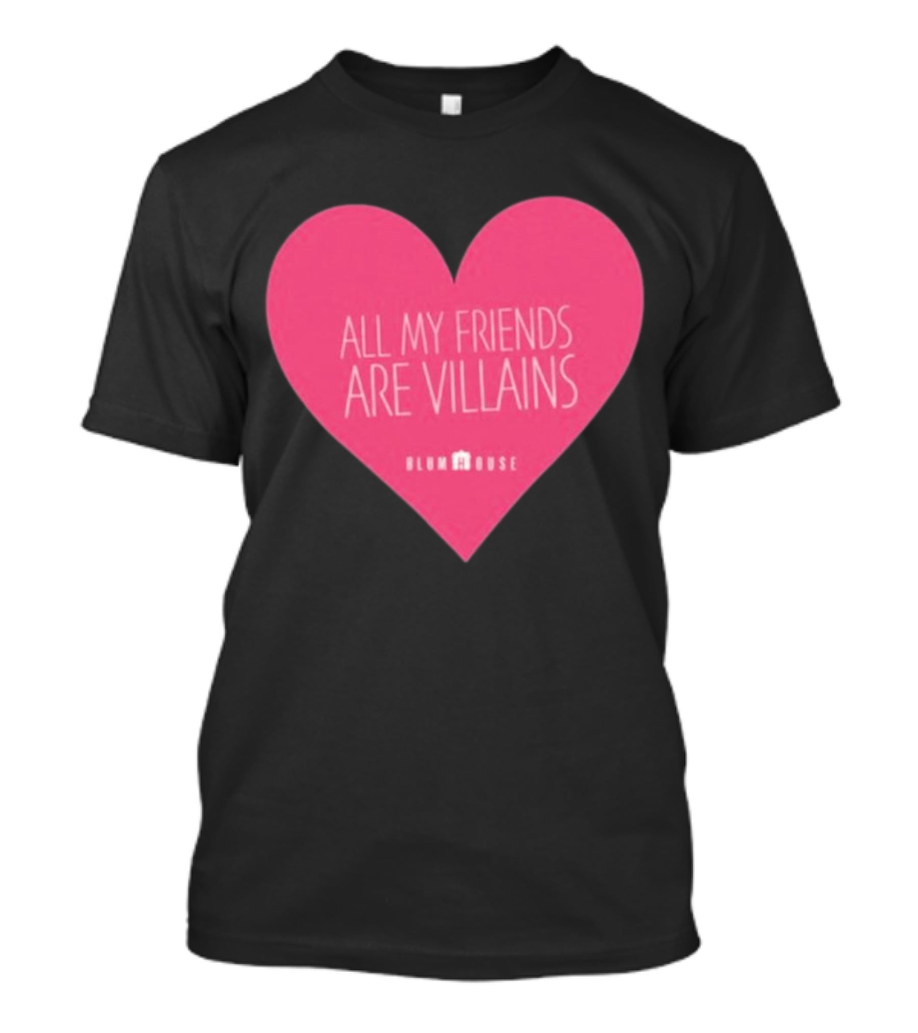 Blumhouse All My Friends Are Villains Valentine’s Heart T-Shirt