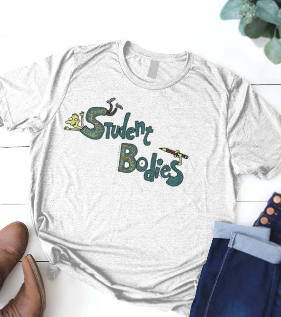 Student Bodies Cartoon Character Pencil Icon T-Shirt