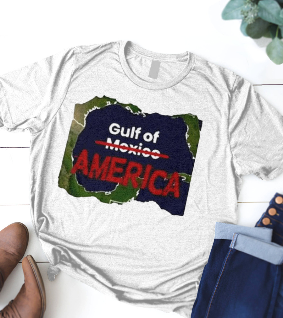 Gulf Of America Map T-Shirt